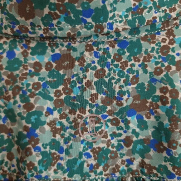 Lands End 365 Long Sleeve Tunic Top Roll Tab Sleeves Moisture Wicking - Picture 13 of 13